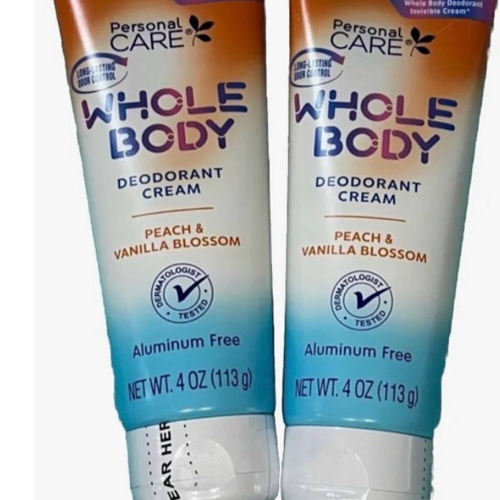 🛍️Persona Whole Body Deodorant Cream peach & vanilla Blossom 4OZ🔥